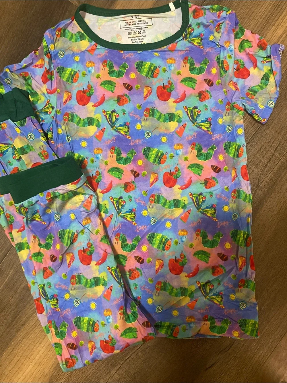 Bamboo pajamas size 7/8 NWOT
